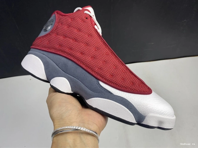 Air 414571-600 Flint 13 Grey Retro Red Jordan Gym 1017